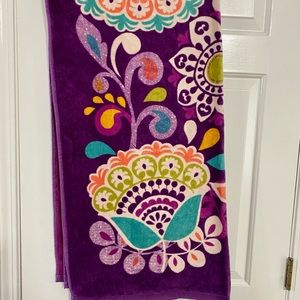 Vera Bradley Beach Towel Plum Crazy